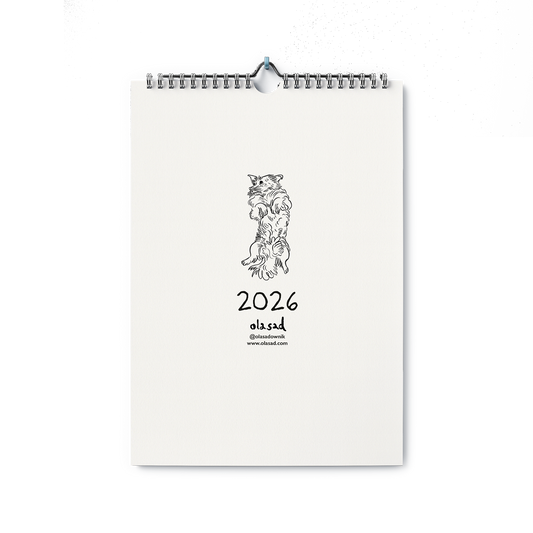 DOG YEAR CALENDAR 2026 - PHYSICAL PREORDER